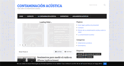 Desktop Screenshot of contaminacionacustica.net